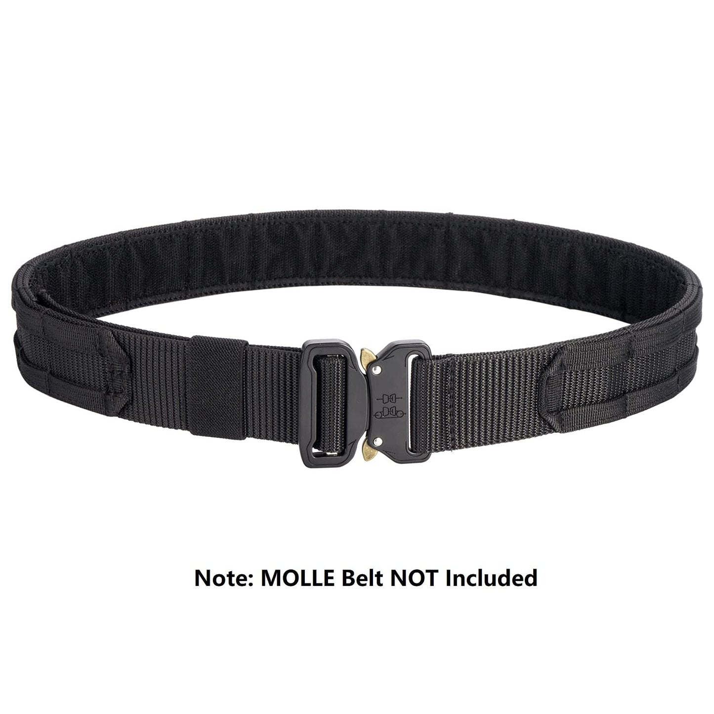 TACNEX Elastic Belt Keeper Strap Keepers Organizers Web Belt Stays Loop Backpack Strap Holder Retainer Band for 1.75" -2" Wide Belts/Straps (BK, 4 pcs)