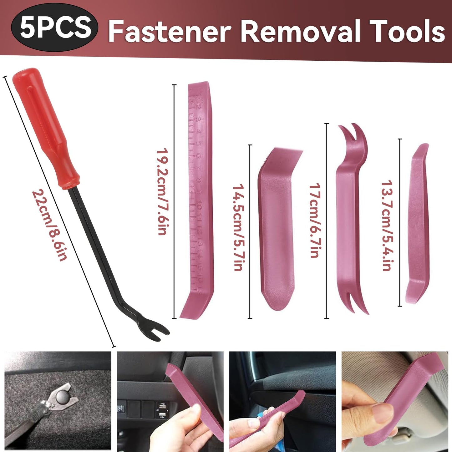 2080Pcs Car Retainer Clips & Fasteners Kit – 33 Universal Sizes Nylon Bumper, Fender Rivets, Door Panel Clips, and Plastic Rivets with 10 Cable Ties and Removal Tool for Toyota, Ford, Benz (2080pcs)