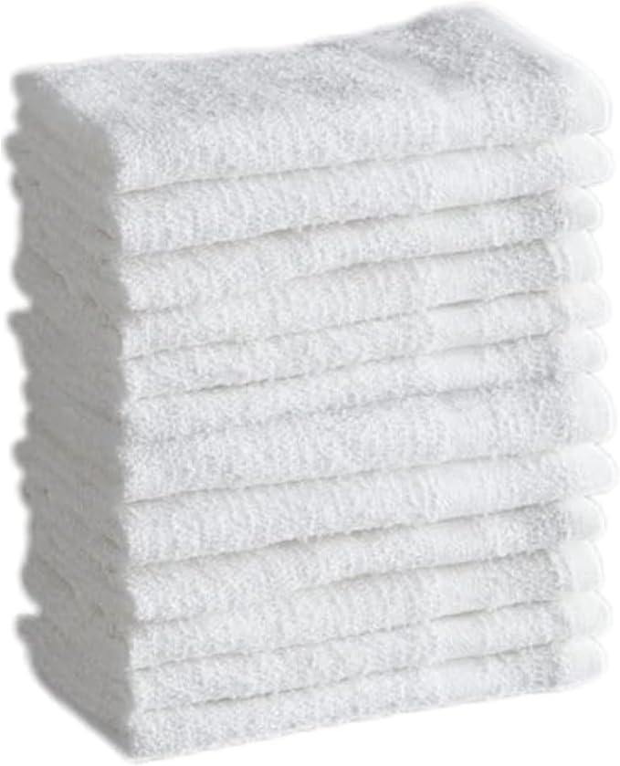 100% Cotton Washcloth Set – Soft, Absorbent Face Towels