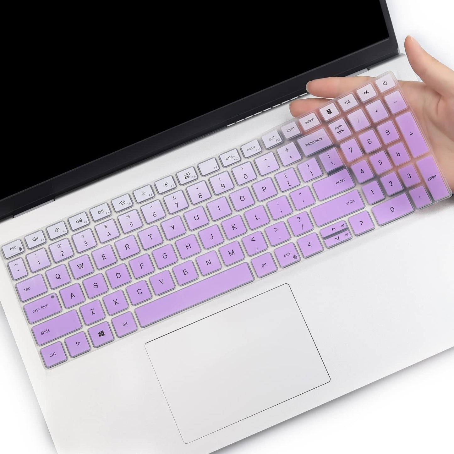 Keyboard Cover for 2025 Dell 15 Laptop DC15250 DC15255 15.6, Dell Inspiron 15 3510 3511 3515 3525 3530 3535 5510 5515 5518 7510 15.6, Vostro 3510 3520 3530 5510 5515 15.6, Latitude 3520/Inspiron 7610