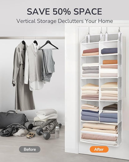 ULG Over the Door Organizer, 5-Tier Extra Large Hanging Storage