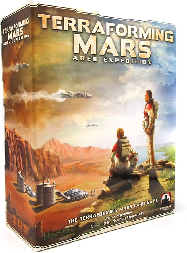 Stronghold Games Terraforming Mars Ares Expedition Card Game Collectors Edition 1 to 4 players Orange