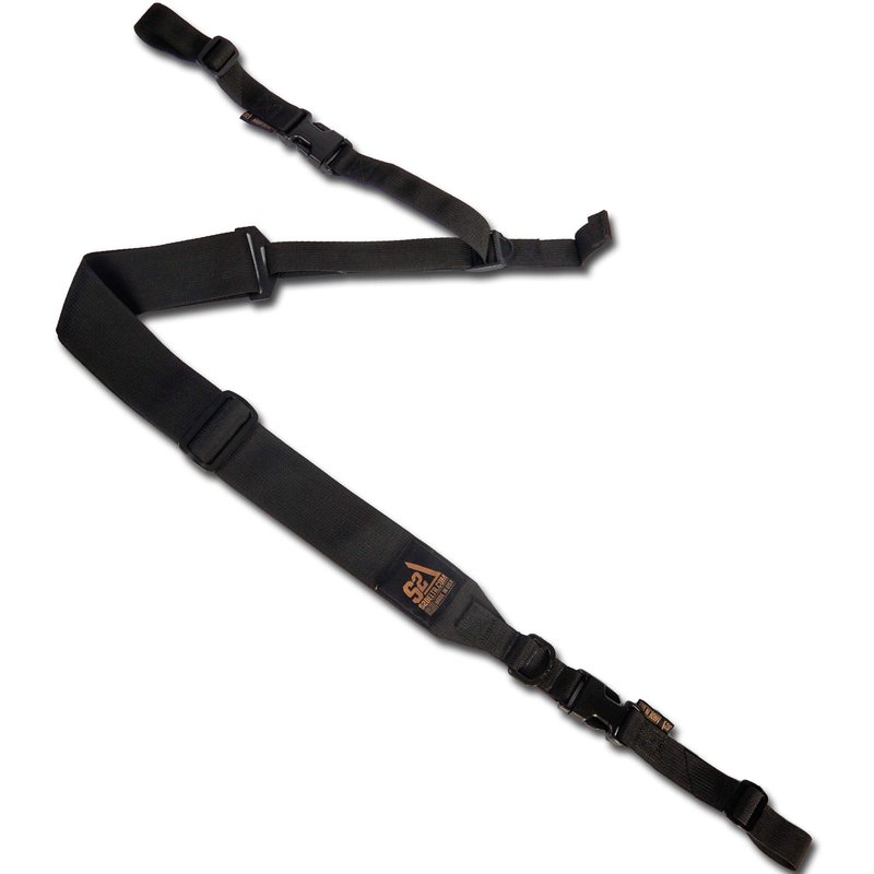 S2Delta - USA Made Premium 2 Point Rifle Sling, Fast Adjustment, Modular Attachment Connections, Comfortable 2” Wide Shoulder Strap
