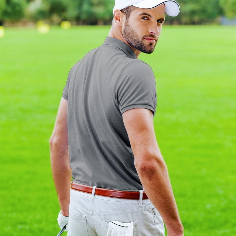 Men's Golf Polo Shirts - Casual Moisture-Wicking Quick-Dry Short Sleeve | Comfortable Fit