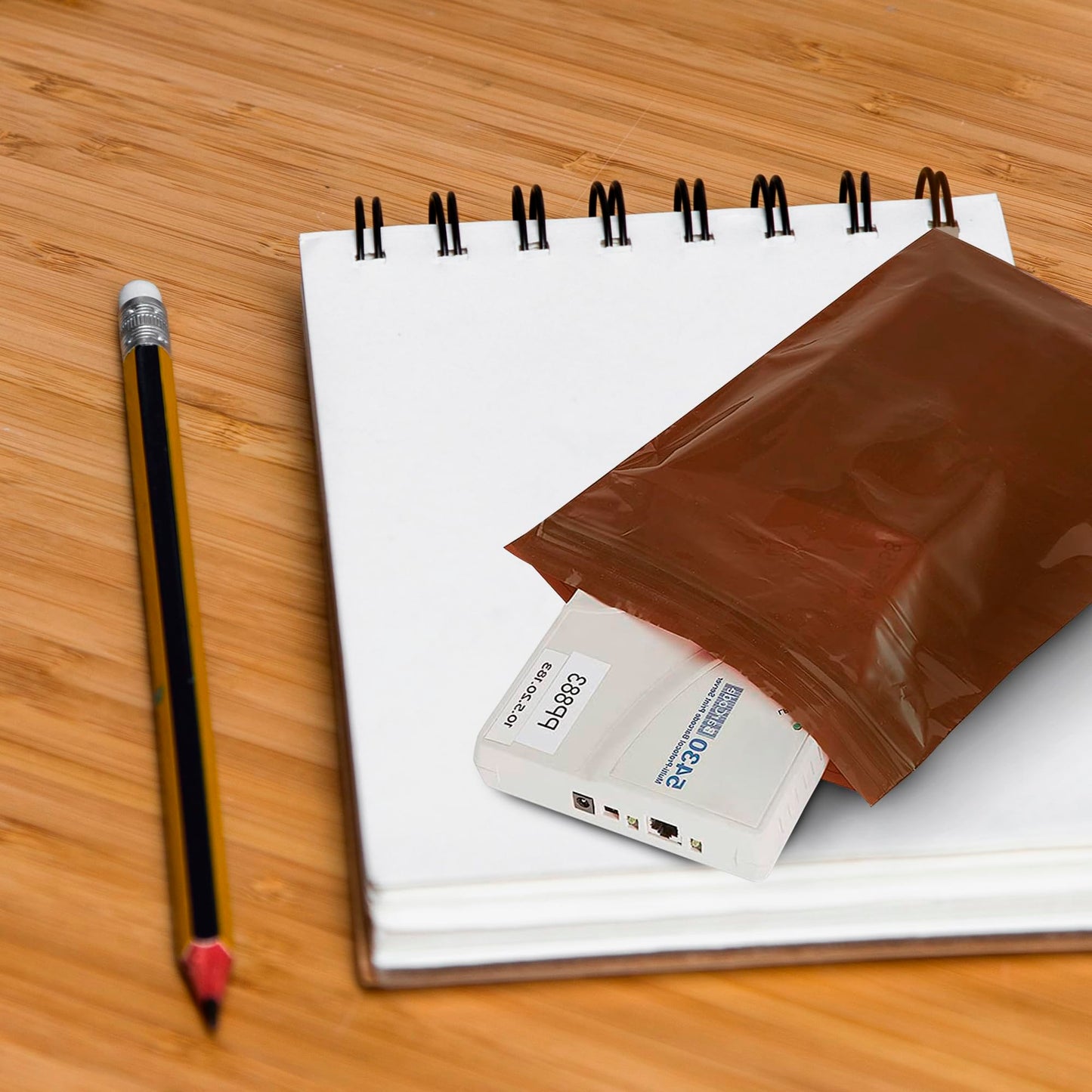 APQ Supply Storage Bags with Zipper, Amber 6 x 8 in, 3 Mil LDPE, Reclosable Zip Closure, Opaque Light-Reducing Poly Bags for Storage, Packaging and Shipping, 100 Count