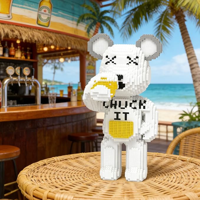 Beer Bear Building Blocks (8235 PCS) Creative Animal Brick Set for Kids &amp Adults Micro Building Blocks Teddy Blocks Children Toys for Christmas Halloween Anniversary
