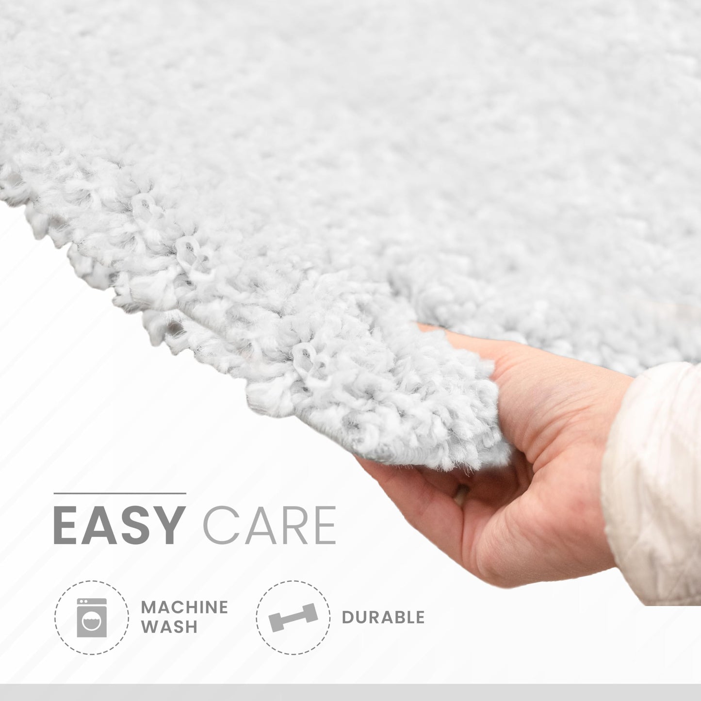 Martex 100% Cotton Ringspun Bath Rug | Super Soft | Super Absorbent | Essential Bathroom Rugs | Non-Slip Bath Mat | Quick Drying Bath Mat | White