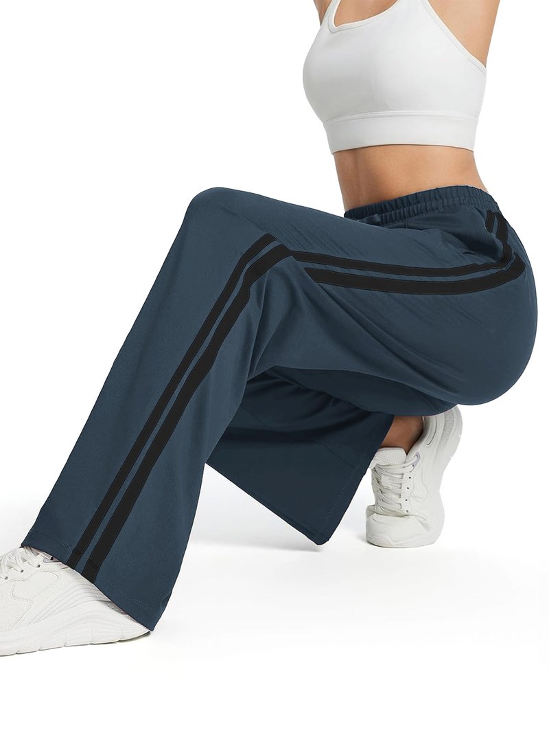 Tapata Women's 32" Inseam Long Track Pants Loose Straight Leg Jogging Sweatpants Warm-Up Sports Athletic Running, Dark Grey, XXL