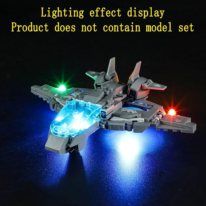 LED Light Kit Compatible with Lego Avengers Tower 76269 (Model Set Not Included)