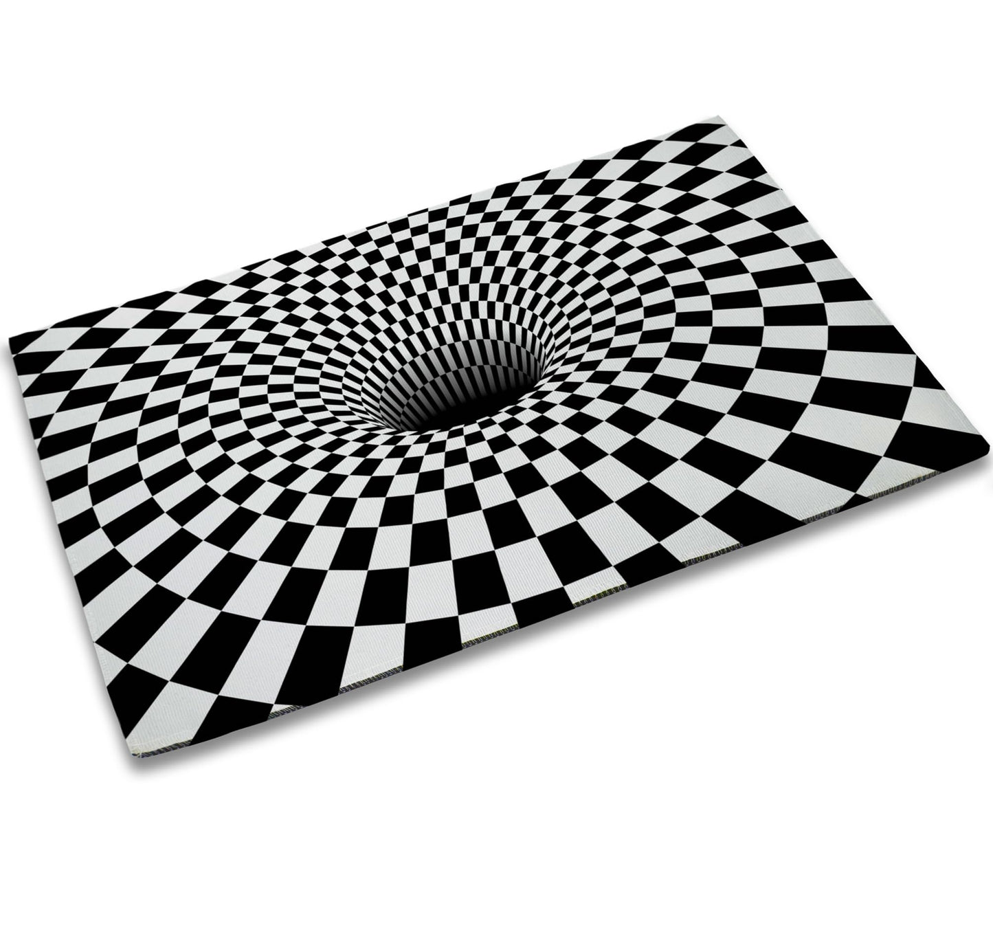 TUBAMQ Welcome 3D Vortex Doormat Indoor Outdoor Patio Optical Illusion Door Mats Non-Slip Entrance Mat for Home,Outside Entry,Yard,Floor,Patio 17x30INCH