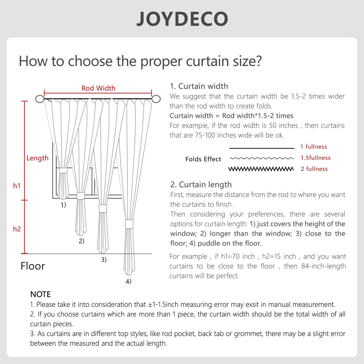 Joydeco Door Curtain for Closet Doors 78 Inches Long 1 Panel, Blackout Doorway Curtain for Open Closet Bedroom, Room Divider for Privacy (Grey, 40Wx78L)