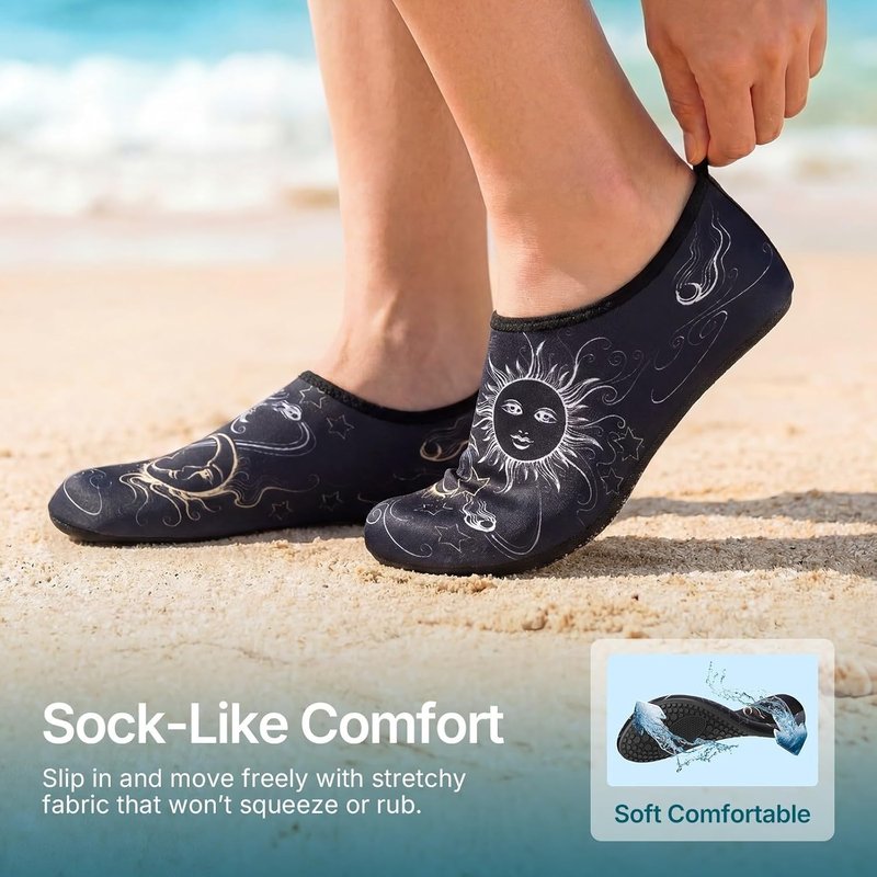 Quick-Dry Water Shoes for Men & Women | Aqua Socks for Beach, Yoga, Hiking & Pool Activities