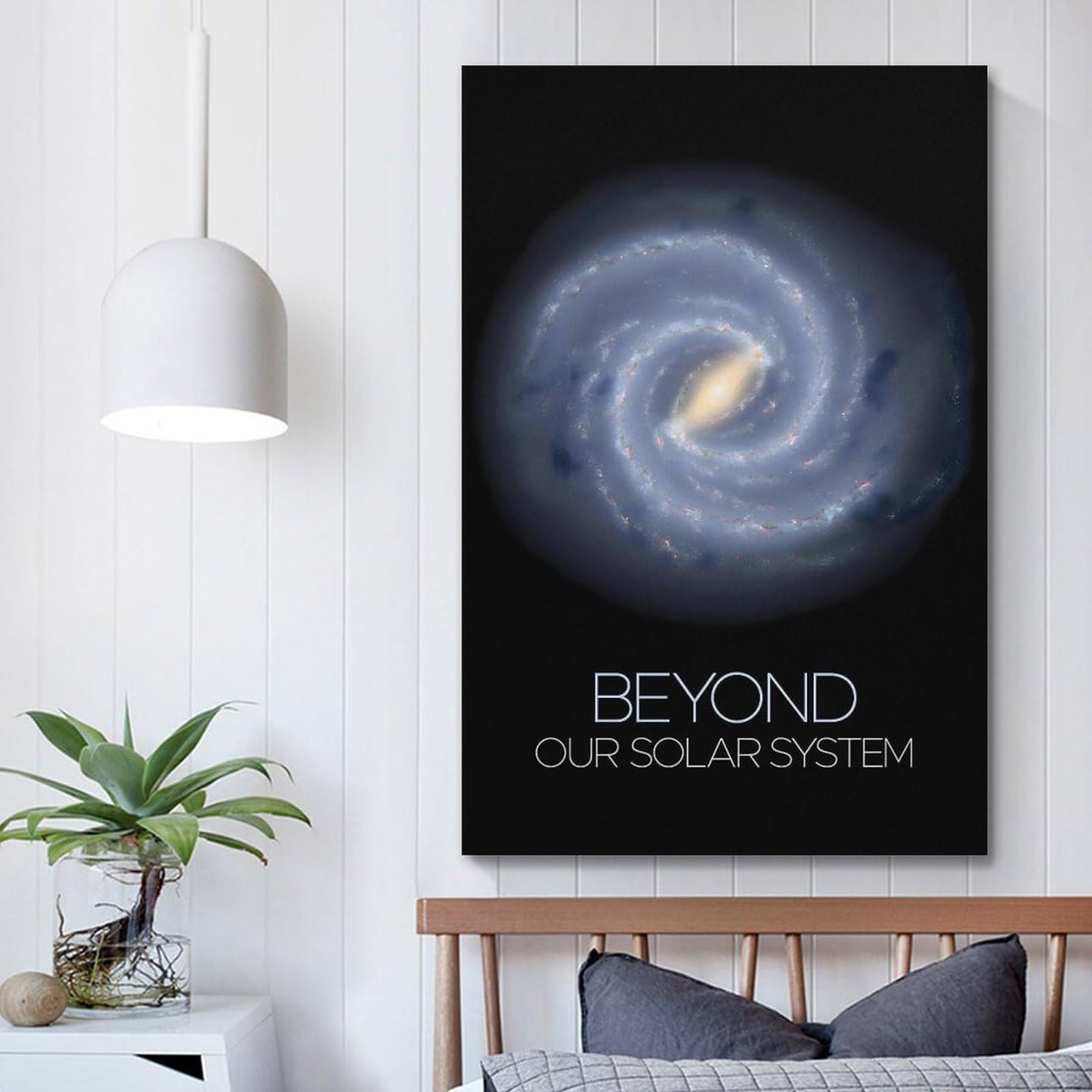XIAOLOUTINYU Milky Way Galaxy Wall Art 12x18 Space Astronomy Poster Decor