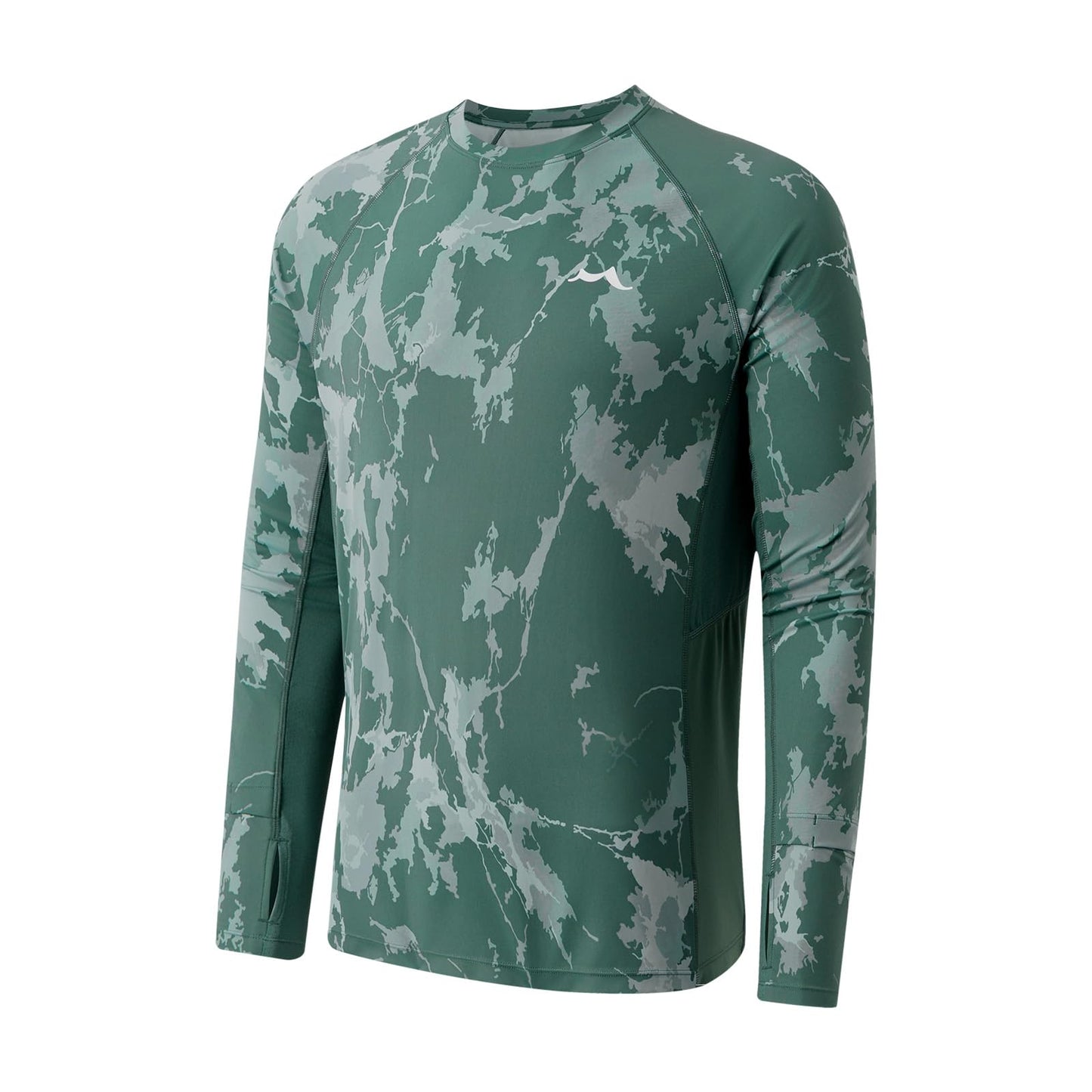 maamgic Rash Guard Shirts for Men UPF 50 Long Sleeve Men Swim Shirts Moisture Wicking & Quick-Dry for Outdoors