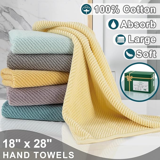 VOOVA & MOVAS Bathroom Hand Towels