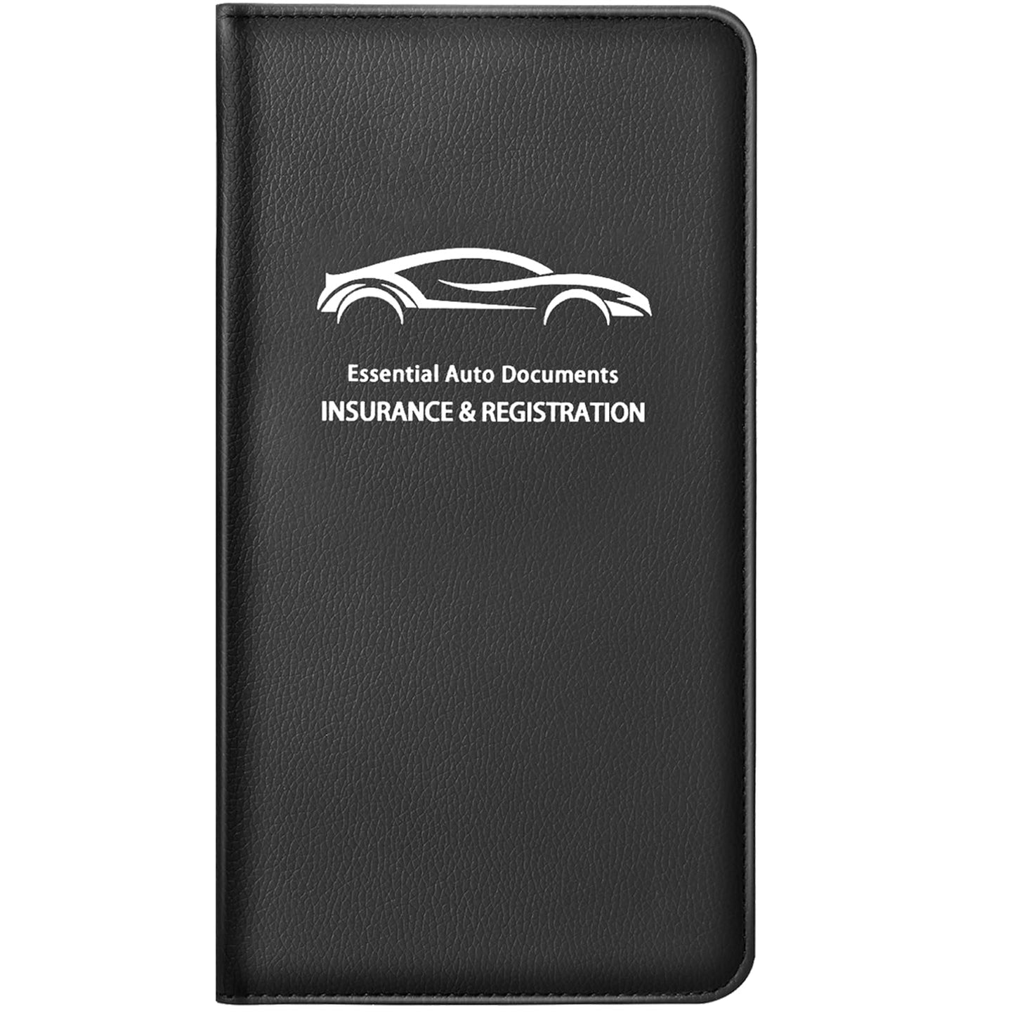 Giftguys Car Insurance and Registration Card Holder | for BMW Ford Tesla Cadillac All Cars | Store Cards, ID License & Essential Documents | Premium Leather with Magnetic Closure