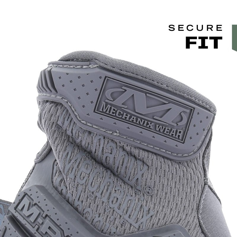 Mechanix Wear: M-Pact Tactical Gloves with Secure Fit, Touchscreen Capable Safety Gloves for Men, Work Gloves with Impact Protection and Vibration Absorption (Grey, Small)