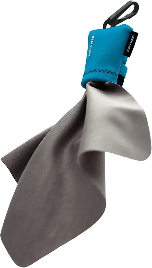 SPUDZ Ultra Microfiber Lens Cleaner – Closable Pouch, Washable –