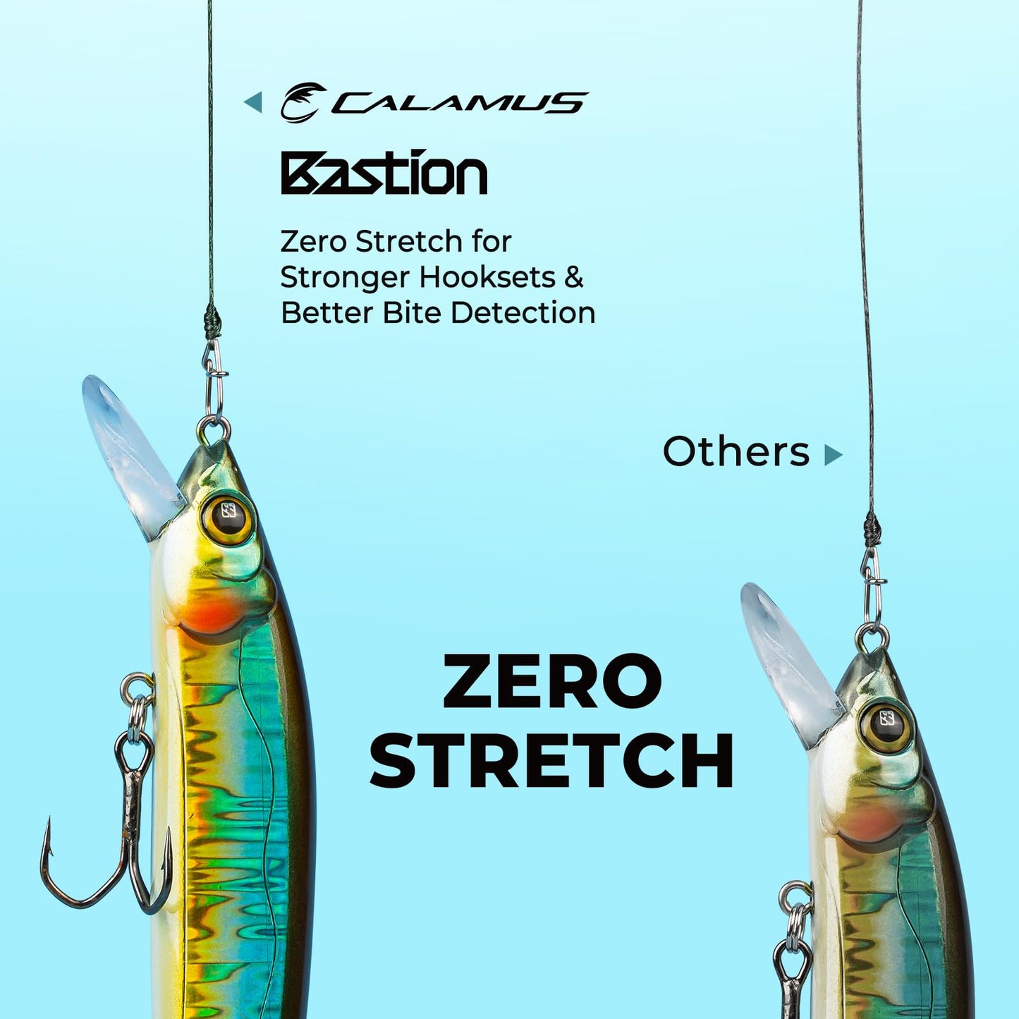 Calamus Bastion Braided Fishing Line, Moss Green, 600 Yds, 20 LB (4 Strands)
