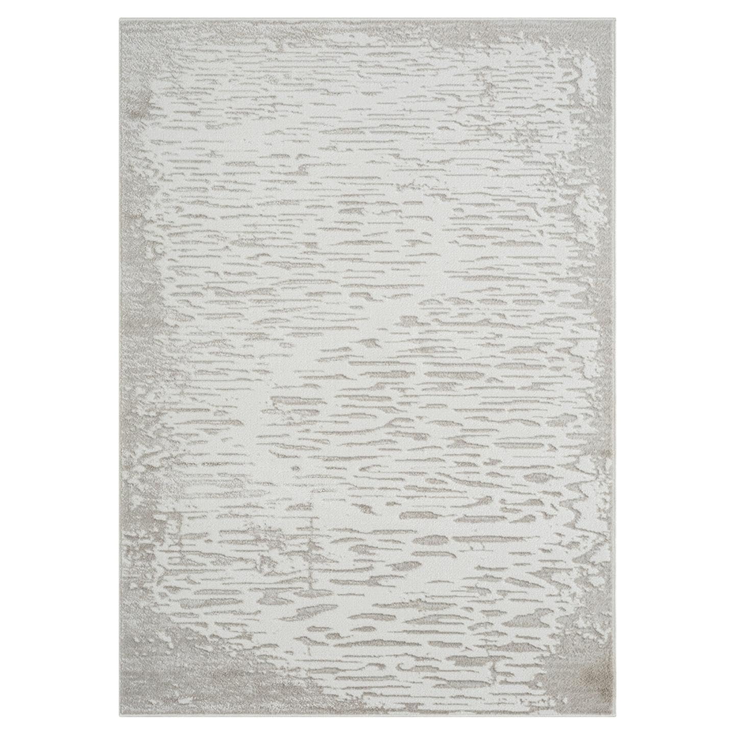 LUXE WEAVERS Artistic Metallic Gold 6x9 Area Rug, Plush Abstract Textured Living Room Carpet