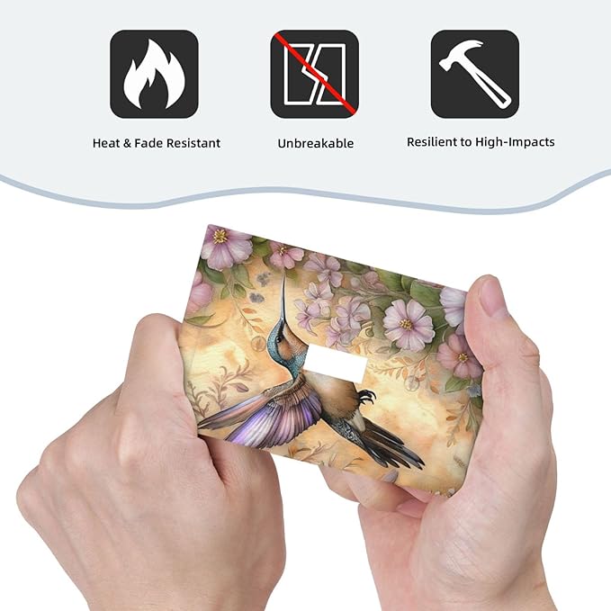 Decorative Art Light Switch Covers Blossom & Hummingbird Single Toggle Wall Plate Decorative Switchcover Electrical Switchplate for Home Decor