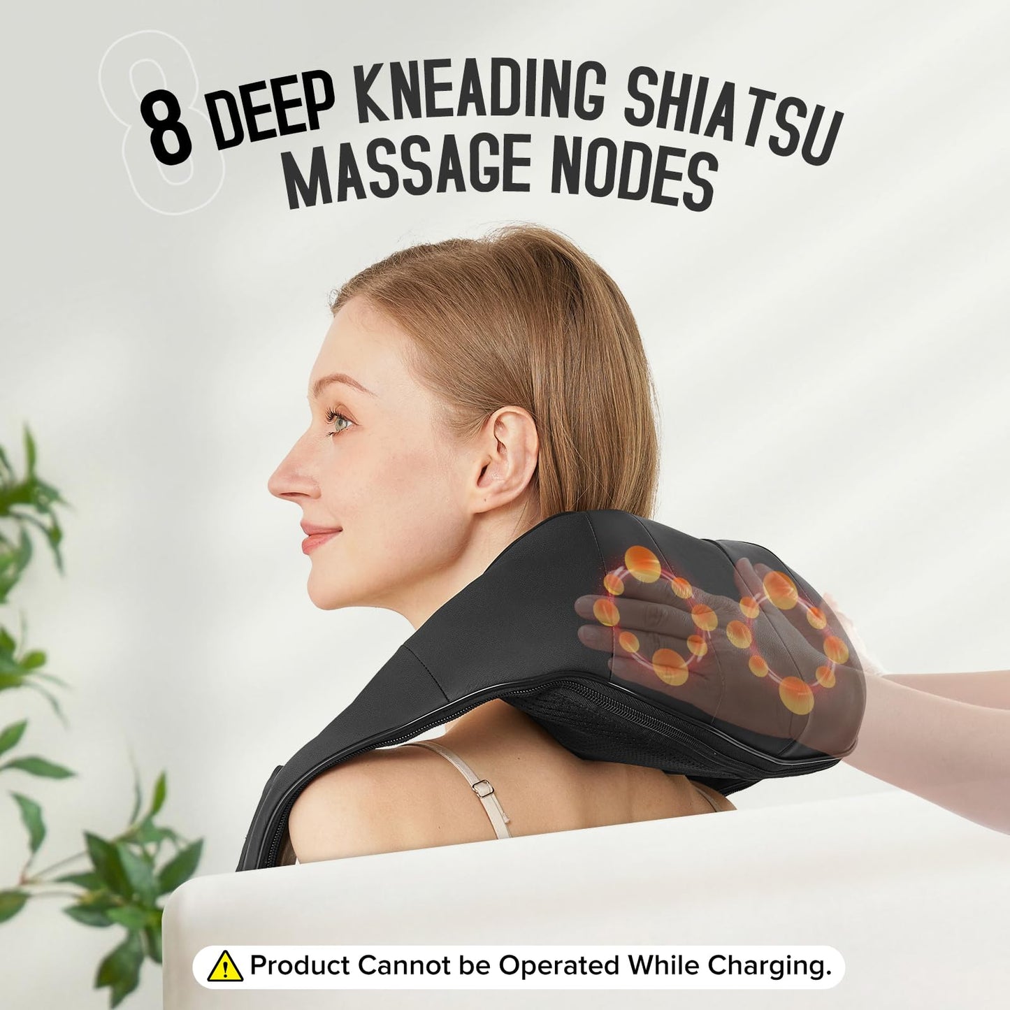 AERLANG Fathers Day Dad Gifts Neck Massger,Shiatsu Neck and Back Massager with Heating Neck and Shoulder Massager Deep Kneading Pillow for Massage Home Office Car Use Gifts for Women Men Dad Mom