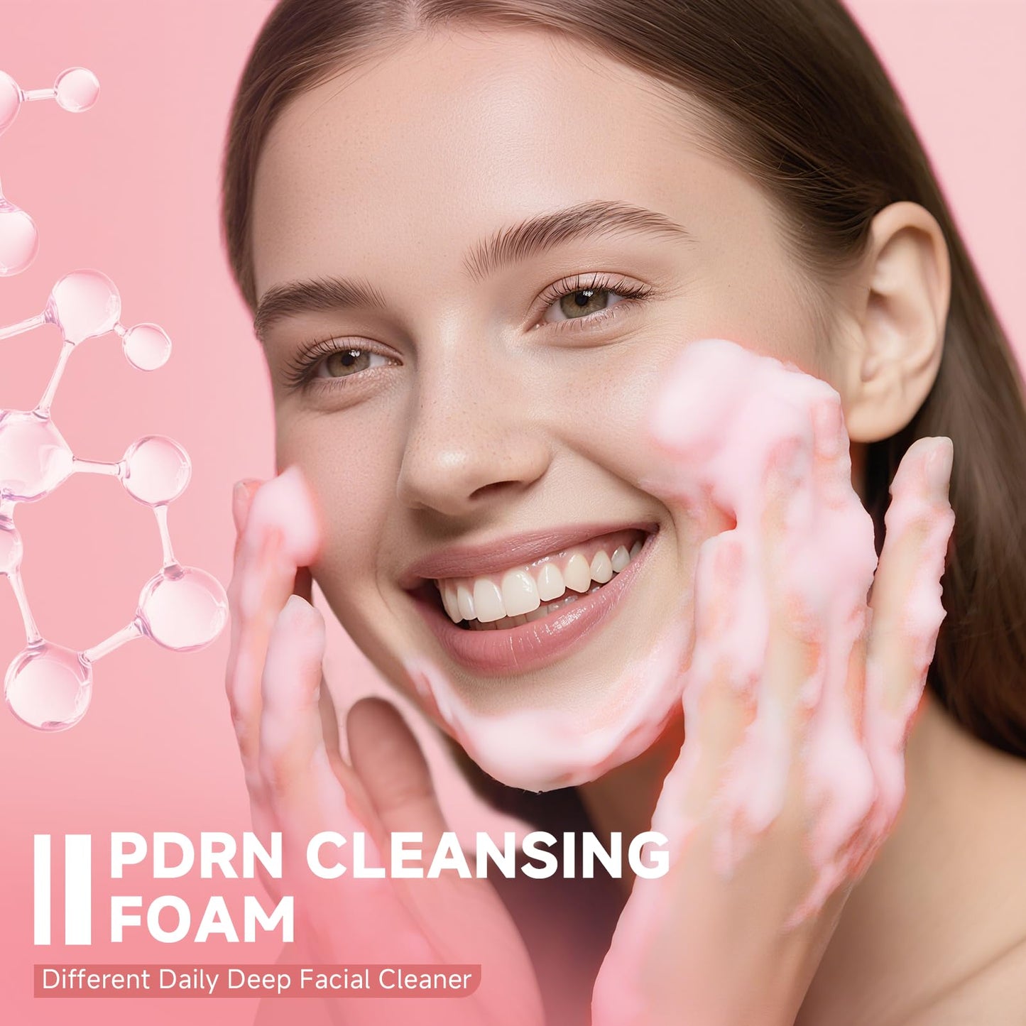 Turmeric Kojic Acid Facial Cleanser, Brightening Foaming Face Wash with Soft Massage Heads, Kojic Acid Cleanser Exfoliating, Turmeric Cleansing for Dark Spots 4.23 oz