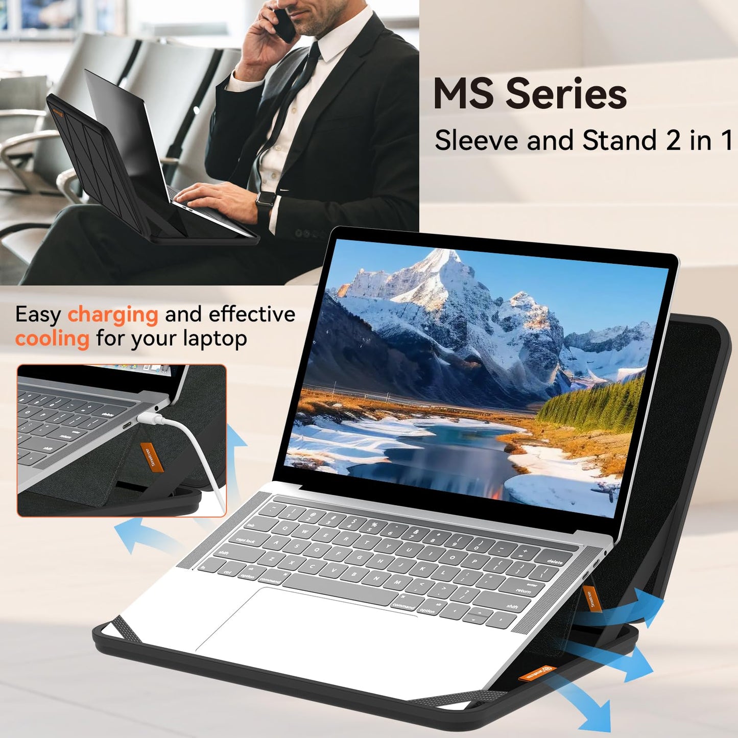 Smatree MS49T Hard Protective 14 inch Laptop Sleeve Case Compatible for DELL XPS 14/Latitude/14 Premium, Lenovo IdeaPad/ThinkBook, HP Elite/Elitebook/ProBook, ASUS Vivobook, MSI/ACER/GIGABYTE