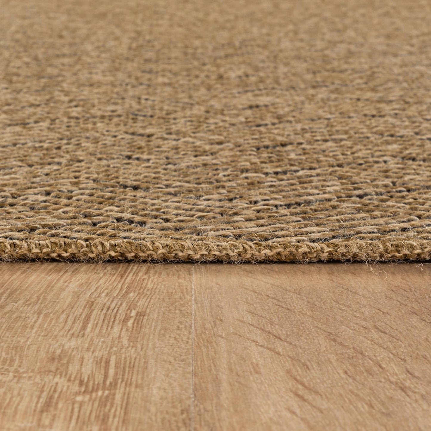 Luul Home Easy Jute Rugs 9x12 Herringbone Natural Color Living Room Indoor Outdoor Area Rug for Patio and Kitchen Rug High Traffic Washable Easy to Clean Solid Boho Woven Design Carpet (9 x 12)