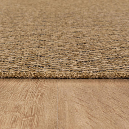 Luul Home Easy Jute Rugs 9x12 Herringbone Natural Color Living Room Indoor Outdoor Area Rug for Patio and Kitchen Rug High Traffic Washable Easy to Clean Solid Boho Woven Design Carpet (9 x 12)
