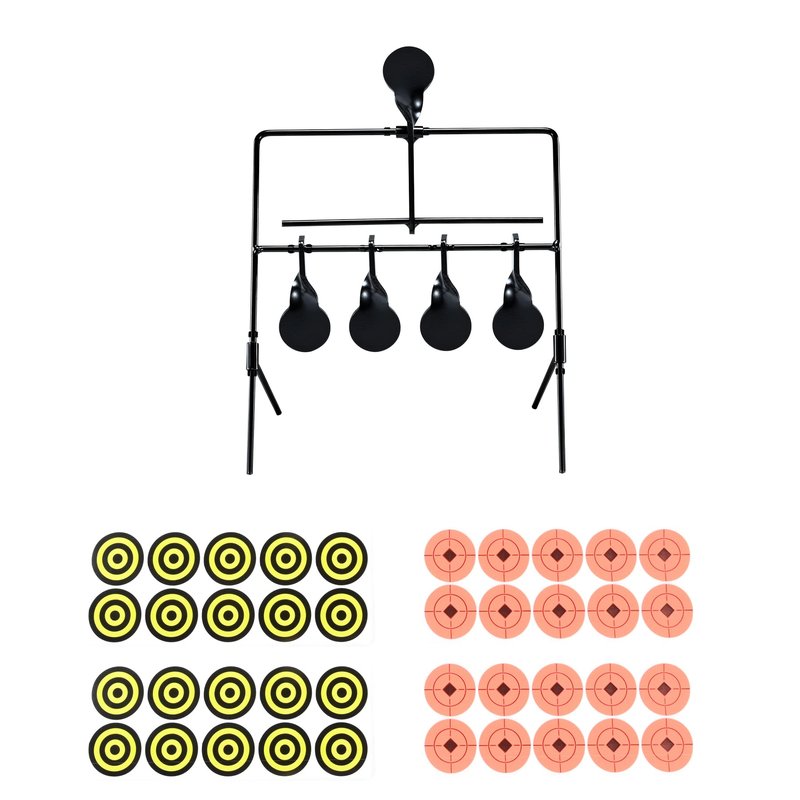 KNINE OUTDOORS Resetting Shooting Target Airsoft Rimfire Pellet BB Gun Target, Rated for .22 .177 Caliber