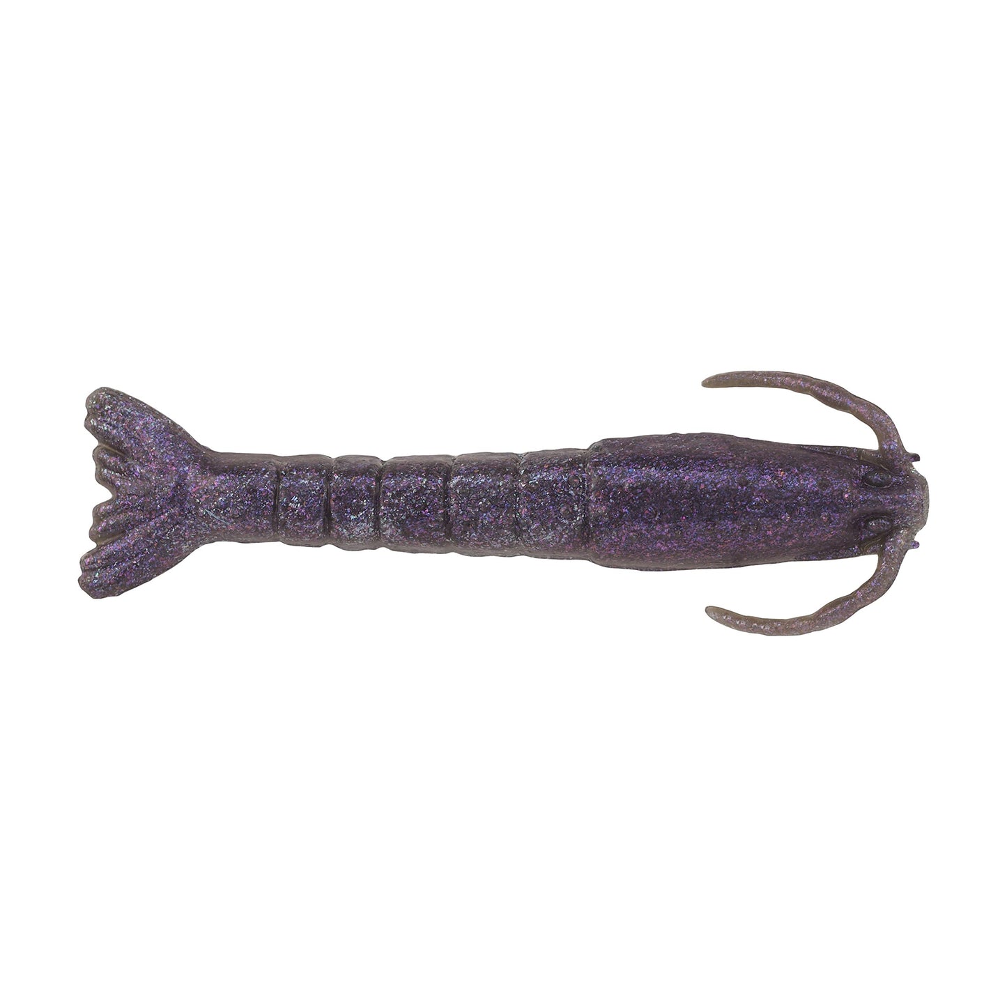 Berkley Gulp! Saltwater Shrimp Fishing Soft Bait, Purple Chrome, 4"