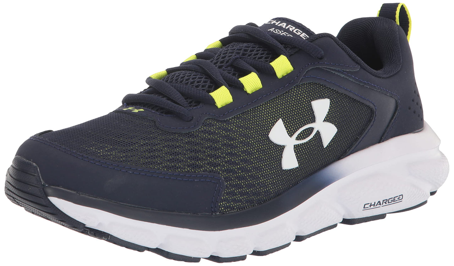Under Armour Men's Charged Assert 9, (404) Midnight Navy/Yellow Ray/White, 9.5