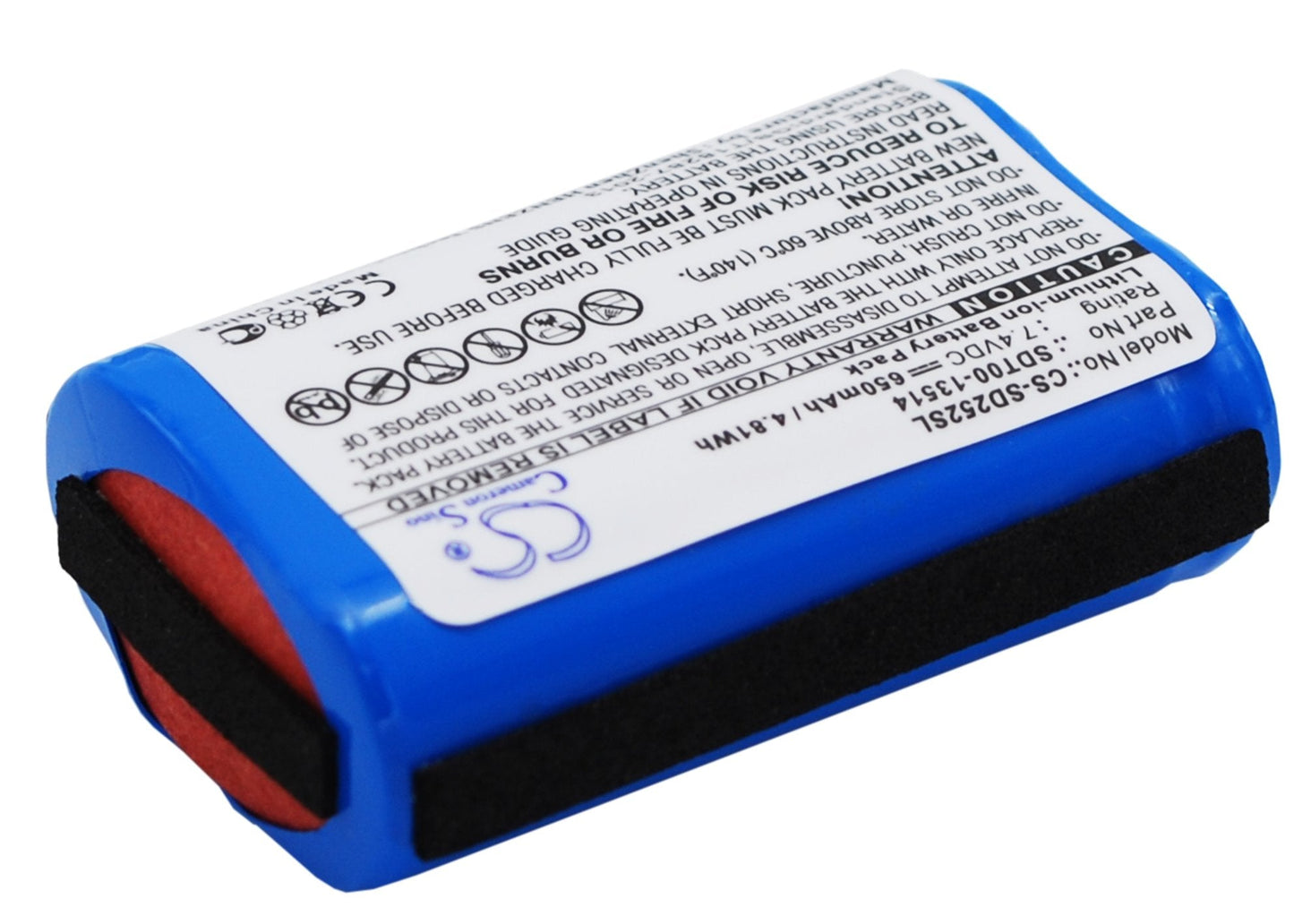 Replacement Battery for Sportdog ProHunter 2525 ProHunter 2525 Transmitter SD-2525 SD-2525 ProHunter Transmitter SD-2525 transmitter ST101-SP Transmitter ST101-SP SAC00-13514 SDT00-13514 (650mAh)