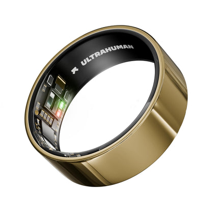 ULTRAHUMAN Ring AIR-Smart Ring Health Tracker, Size First Sizing Kit,Sleep Tracker,Smart Ring for Men/Women,Fitness Tracker (Made in India, Bionic Gold, 7)