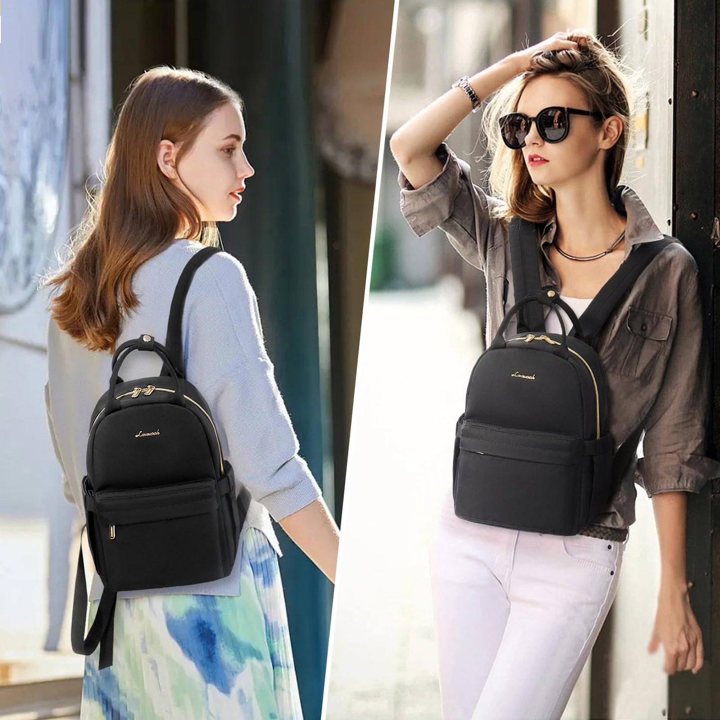 LOVEVOOK Mini Backpack Purse for Women Cute Small Backpack, Light Weight Fashion Daypack for Work Travel Daily Backpack