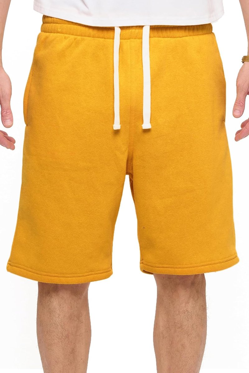 Men’s Fleece Workout Shorts - Classic Casual Style with Elastic Waist | PROGO USA