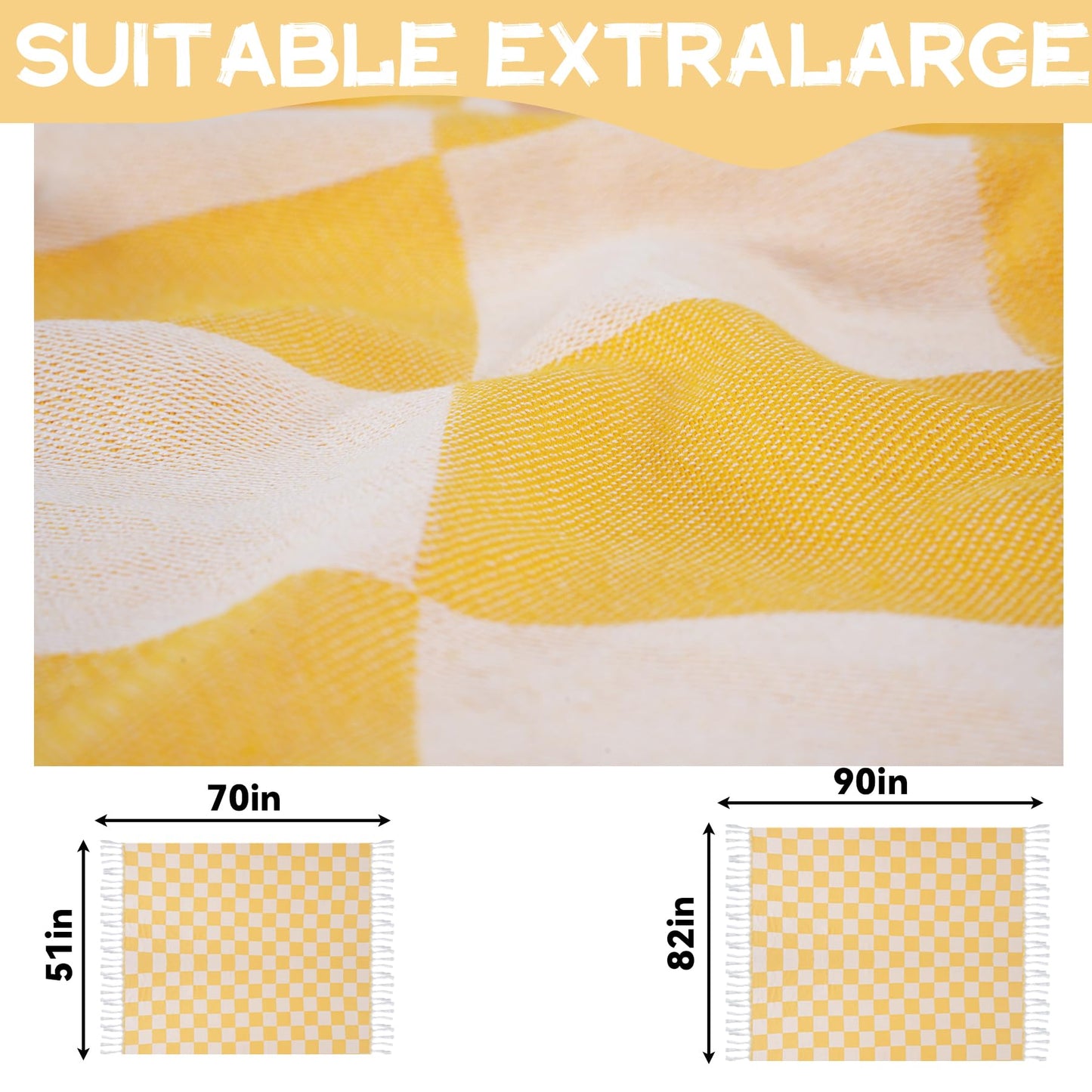 Large Picnic Blanket Outdoor Law Park Grass Patio Mat Manta Para Soft Car Travel Essentials Road Trip Summer Vacation Stuff Outside Accessories Roadtrip Camping Gear Rv Must Haves Glamping Tent Gadget