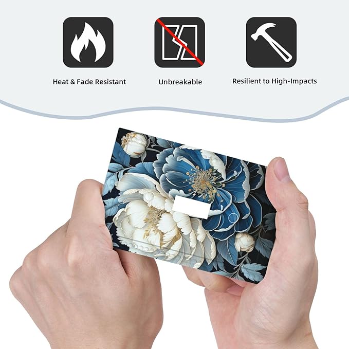 White Blue Flower Peonies Light Switch Covers 1 Gang Single Toggle Wall Plate Decorative Switchcover Electrical Switchplate for Country Living Decor