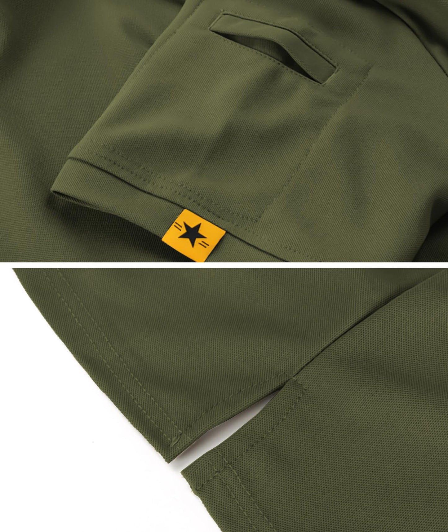 SCODI Mens Polo Shirts Performance Short Sleeve Tactical Shirts Athletic Golf Shirt for Men Daily Casual Collared T-Shirt Army Green XL