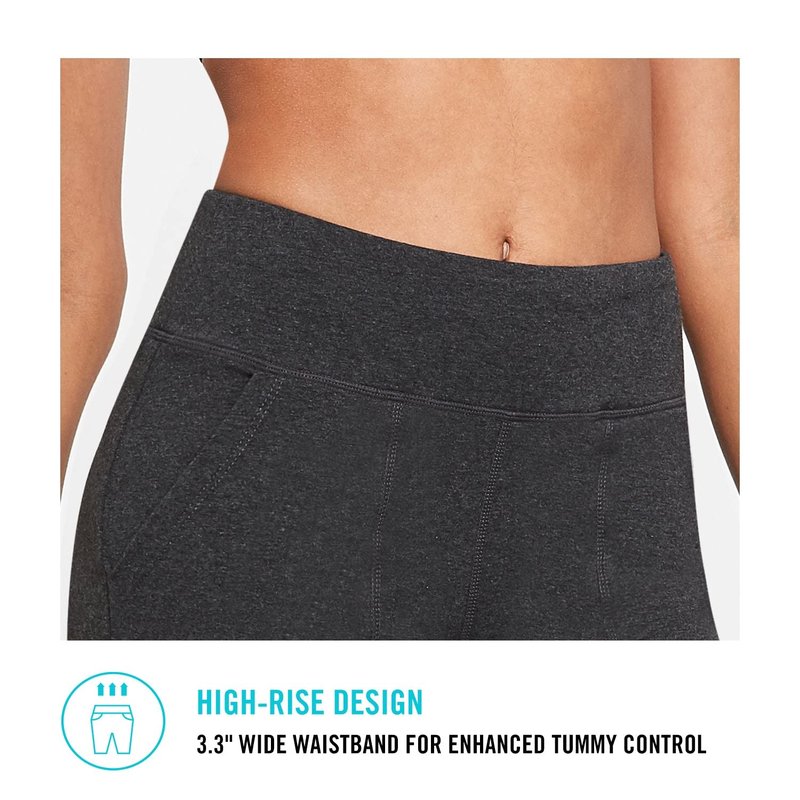 baleaf Women's Bermuda Long Shorts Knee Length 10" Cotton High Rise Workout Athletic Shorts Yoga Walking Running Biker Shorts Heather Gray XL