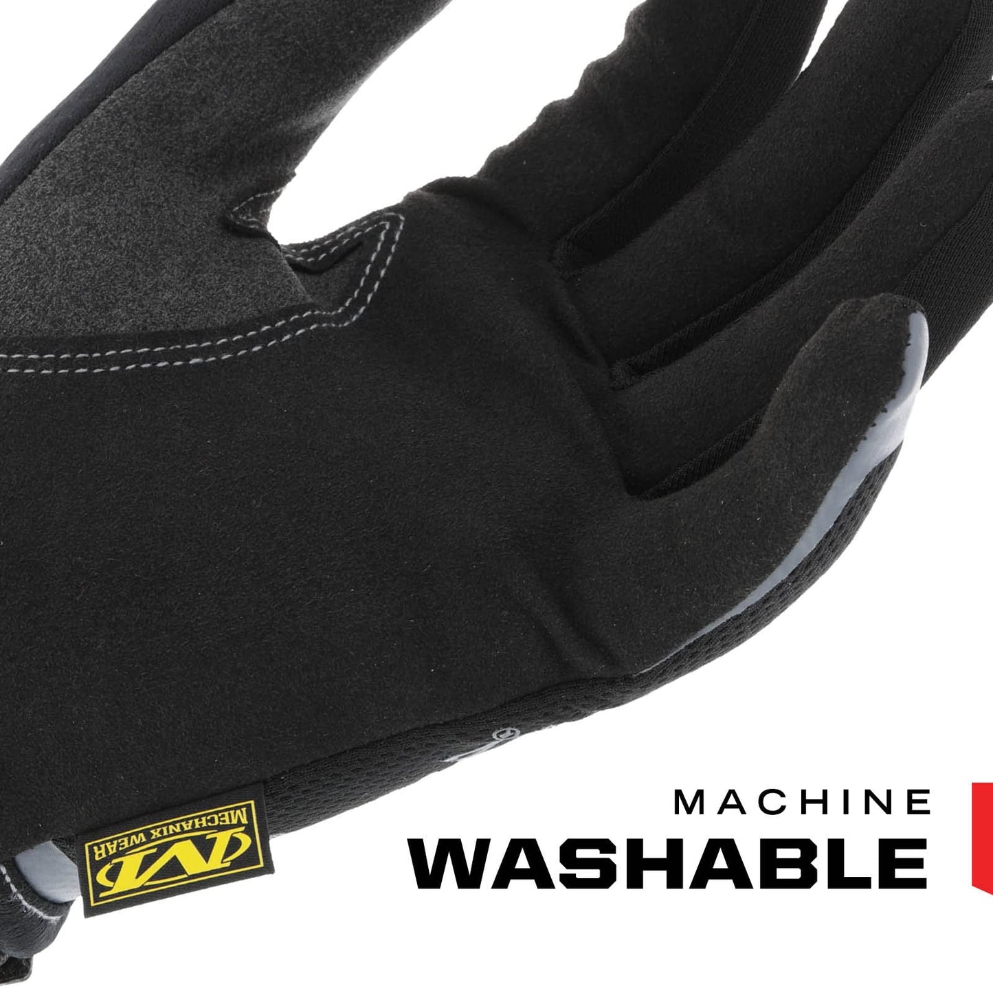 Mechanix Wear: Utility Work Gloves with Secure Fit, Touchscreen Capable, High Dexterity, Synthetic Leather Glove for Multi-purpose Use, Work Gloves for Men, Black (Black, Large)