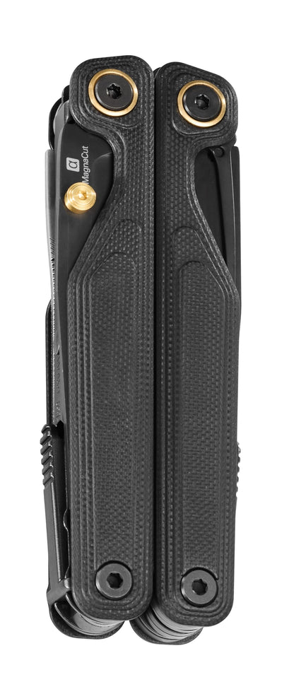 LEATHERMAN, Wave Alpha – 16-in-1 Multi-Tool with MagnaCut® Blade, G10 Handles & Full-Size Scissors, Obsidian