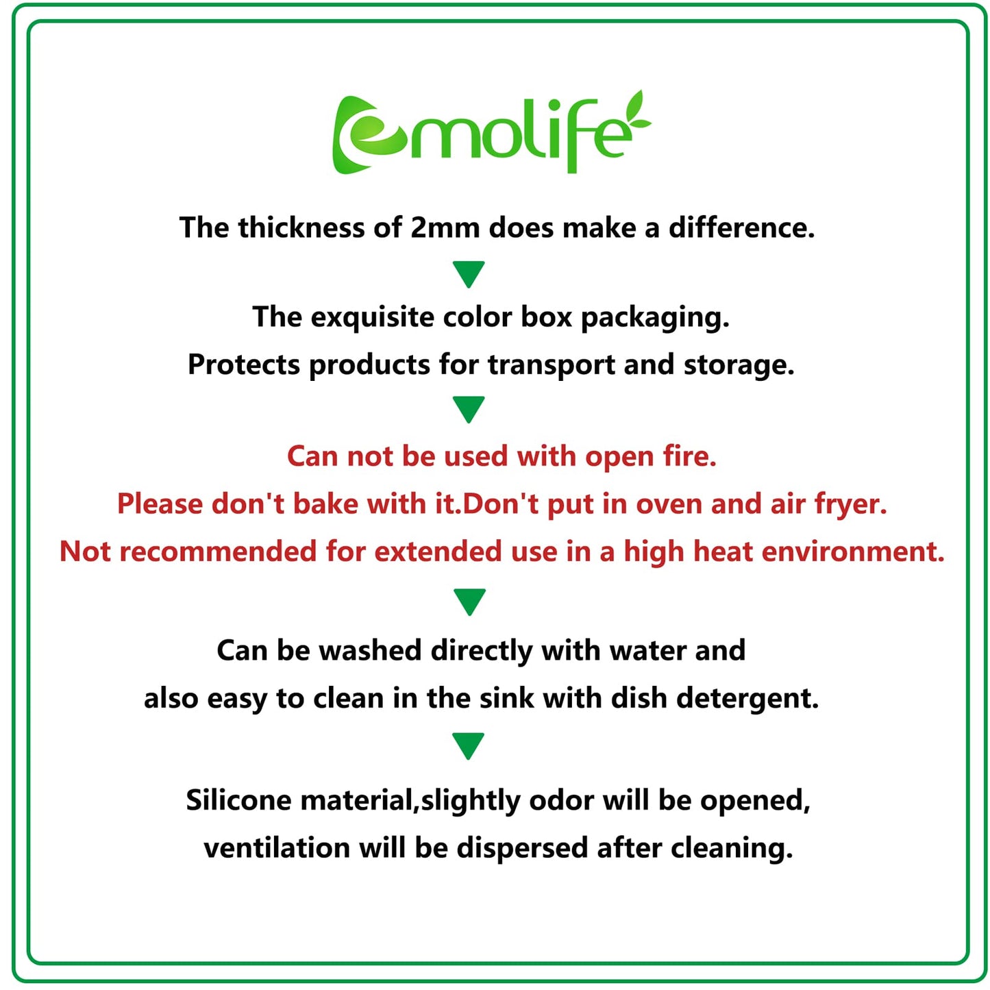 Silicone Mat for Kitchen Counter, Heat Resistant Nonskid Table Mat for Air Fryer to Site on, Countertop Protector, Thick 2MM, XL Large