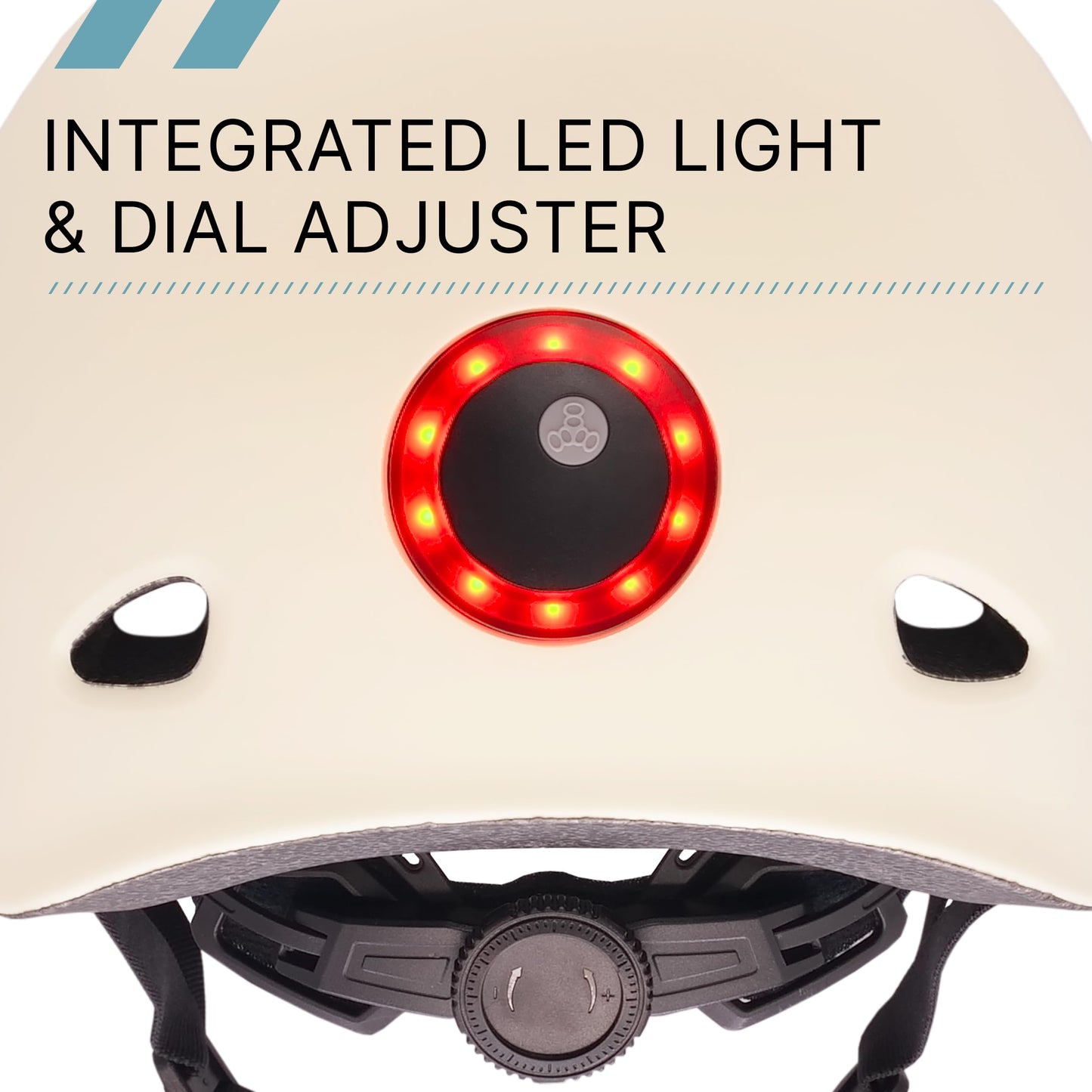 80SIX E-Ride Helmet with LED Light for Youth & Adults – Adjustable Bike Helmet for E-Bike, Biking, Skateboarding & Outdoor Sports