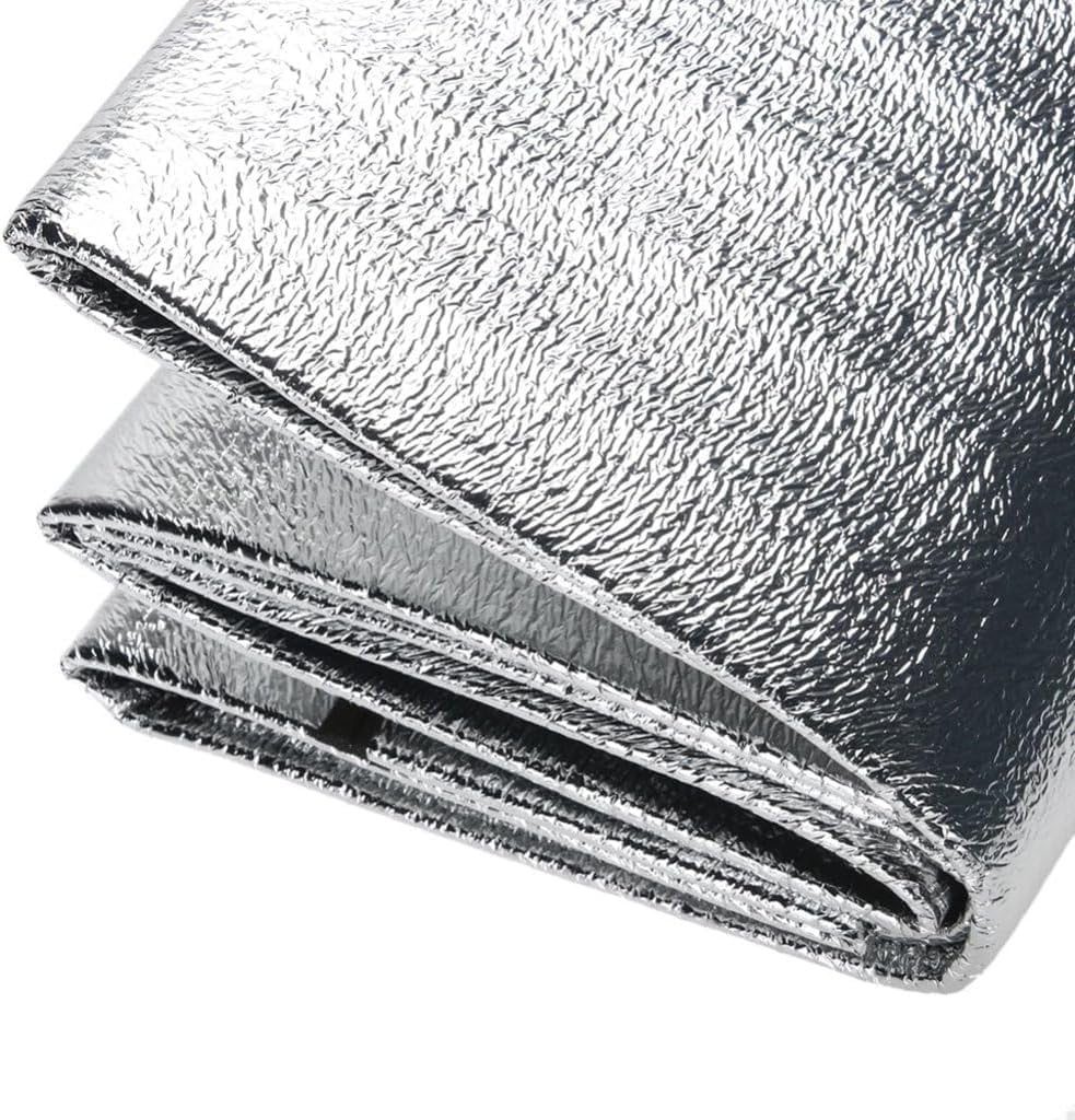 Camping Mat Foam Foil Blanket for Camping Foam Pad Insulating Foil Mat Sleeping Tent Pad Thermal Aluminum Camping mat for Reflecting Heat, 78 x 39 inches