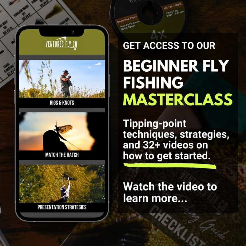 Ventures Fly Co. | Weekend Warrior Starter Package | 23 Fly Fishing Accessories Complete Combo | Includes Rod, Reel, Line, Flies, Leader, Tippet, Forceps, Nipper, Net, Sling Pack, and More!