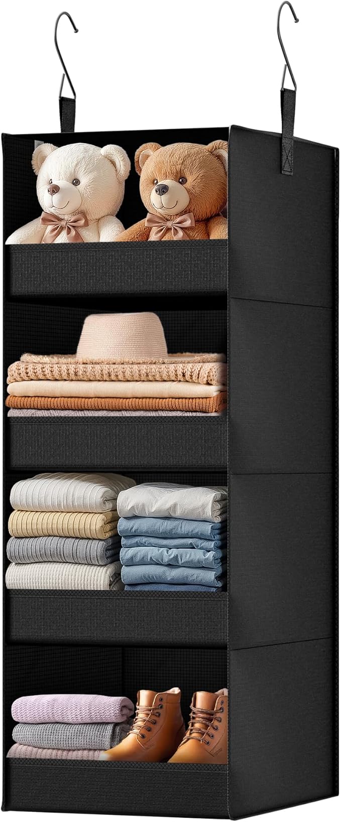 GRANNY SAYS 4-Shelf Hanging Organizer, Wall Mount