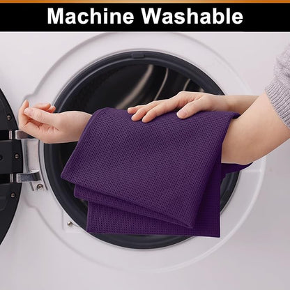 Homaxy 100% Cotton Waffle Weave Kitchen Towels