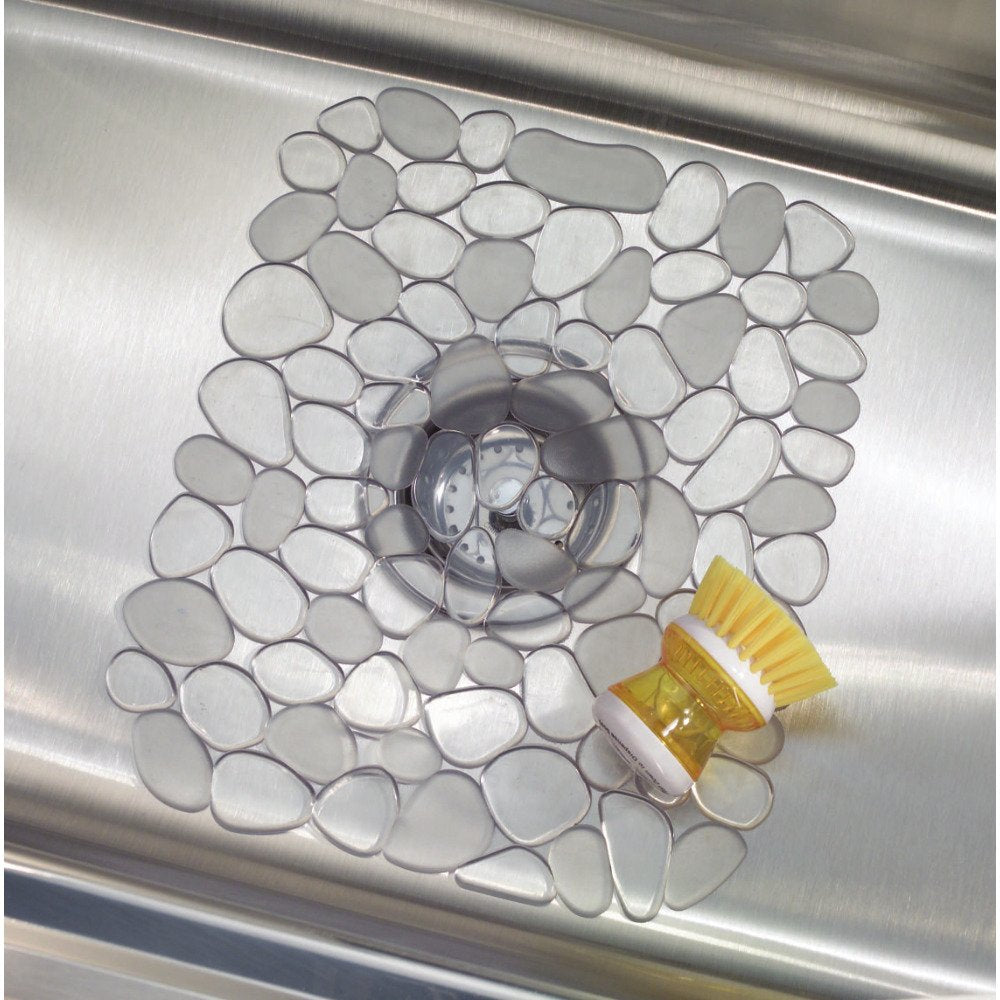 Pebblz Kitchen Sink Protector Mat, Clear